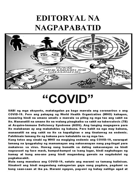 halimbawa ng editorial|Editoryal Na Nagpapabatid .